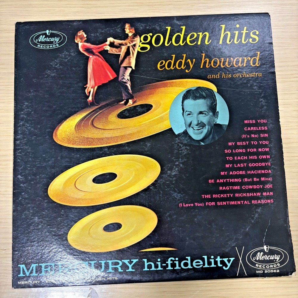Eddy Howard Golden Hits LP Mercury MG20562 Mono Vintage Vinyl Record